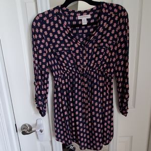 2/$20 Navy blue Motherhood maternity top